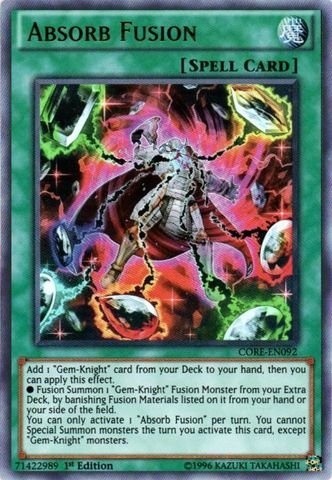 Yu-Gi-Oh! - Absorb Fusion (CORE-EN092) - Clash of Rebellions - 1st Edition - Ultra Rare