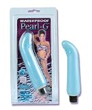 Pearl-G 6 Inch Multi-Speed Vibrating Waterproof Massager - Blue