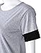 YesFashion Women's Casual Round Collar Short Sleeve T-Shirt Blouse Tops