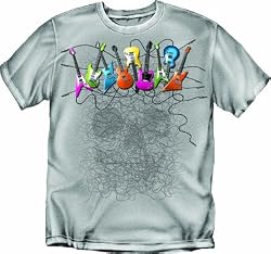 Guitars Web Brain T-Shirt