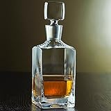 Denizli Spirits Old-Fashioned Whiskey Bottle Handmade Crystal Decanter 35 Oz - Lead Free