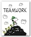 Teamwork - Peanuts by Charles Schulz 16"x20" Art Print Poster