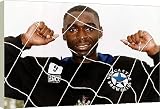 Box Canvas Print of Andy Cole Football from Mirror Photos