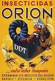 BUGS INSECTICIDE INSETICIDAS ORION SPAIN SMALL VINTAGE POSTER REPRO