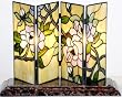 Tiffany Floral Candle Screen