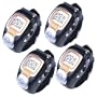 AGPtek Fashionable Wristwatch Walkie Talkie Spy Wrist Watch (4-pack)