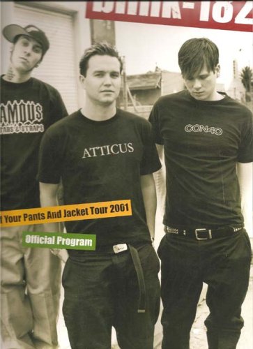 Blink-182 Take Off Your Pants and Jacket Tour 2001 Official Program