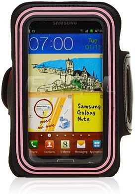 Pink Sports Gym Armband Strap Case for Samsung Galaxy Note N7000 I9220