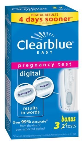 Clearblue Easy Digital Pregnancy Test – Buy 2 Get One Free! – 1 bonus pack
