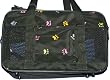 Fully Enclosed Pet Carrier - Luggage Style - Embroidered Paw Print