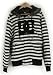 DC Billions Men's Hooded Zip Sweatshirt - Large - Stripe Platinum