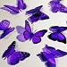 Butterfly 3D Translucent Embellishment 15 PURPLE Butterflies