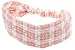 L. Erickson USA Wide Headband with Elastic - Pink Boucle