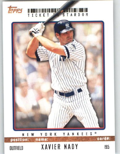 2009 Topps Ticket to Stardom #195 Xavier Nady - New York Yankees (Baseball Cards)