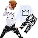 Outfit, Yasalu 1Set Toddler Boy Long Sleeve Print T-shirt Tops+Pants Clothes