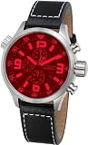 Mens Chronograph Dive Watch Red Crystal by Sottomarino