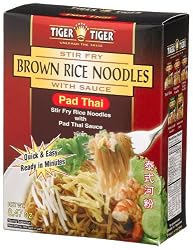 Tiger Tiger Brown Rice Noodes with Sauce, Pad Thai, 8.47-Ounce Boxes (Pack of 6)