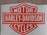 Harley Davidson Window Decal 8x10