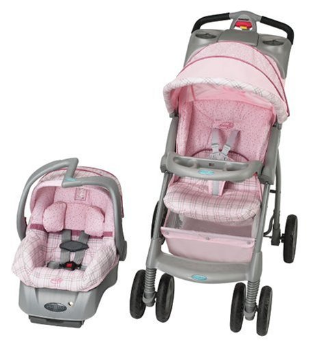 Evenflo Aura Select Travel System - Pink Cuddle Bear