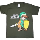 Nintendo Legend of Zelda Link Kneeling With Sword Youth T-Shirt, X-Large