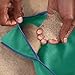 Microfiber Beach Blanket/Outdoor Picnic Blankets (64 x 76 inches) XL Beach Towel – Fits Two - Corner Anchor Pockets - Sand Free - Fast Dry - Travel – Sport - Camping