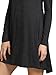 ROMWE Solid Long Sleeve Simple Classical High Low Casual Dress