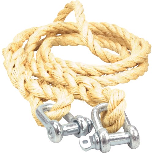 50229 Sisal Abschleppseil 2500 kg mit 2 Schäkeln 50229 Sisal Abschleppseil 2500 kg mit 2 Schäkeln