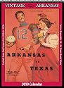 Vintage Arkansas Razorbacks 2010 Football Program Calendar