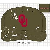 Oklahoma Sooners Paint Spill Adjustable Hat