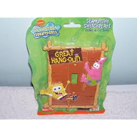 Nickeloden Spongebob Squarepants Seaworthy Switchplate Glows in the Dark