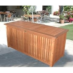 Auflagenbox Tropisches Hartholz 130x58x55cm