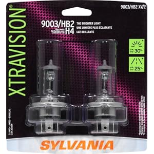 Sylvania 9003 XV BP TWIN XtraVision Halogen Headlight - Pack of 2