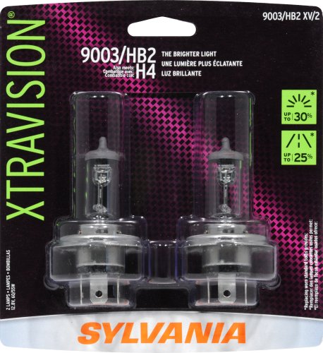 Sylvania 9003 Xtra-Vision Halogen Headlight - Pack of 2 Bulbs