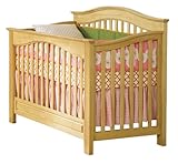 Atlantic Furniture Eco-Friendly Windsor Convertible Crib, Natural Maple