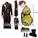 Naruto shippuden gaara cosplay costume+shoes+headband+bag Cosplay Costume Customized Any Size