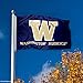 College Flags & Banners Co. Washington Huskies UW University Large College Flag