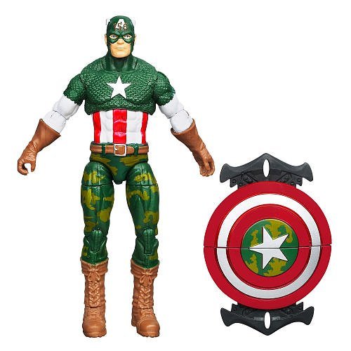  Captain America Movie 4 Inch Series 3 Action Figure #13 Jungle Trooper Captain America