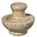 Marble Mortar and Pestle - Mocha