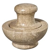 Marble Mortar and Pestle - Mocha