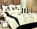7 Piece Queen Helena Bed in a Bag Bedding Comforter Set
