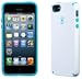 Speck Products CandyShell Glossy Case for iPhone 5 - Retail Packaging - White/Peacock Blue