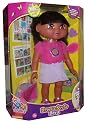 Dora The Explorer Dress and Style 15 Inch Tall Adorable Younger Look Dora Doll with Stickerbook and 2 Sticker Sheets