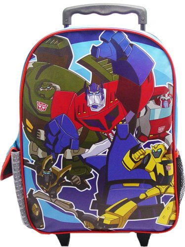 Transformers Rolling Wheeled School Backpack
