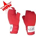 S RED PADDED Muay Thai Kickboxing Boxing Inner Gloves