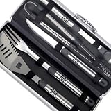 Barbeque BBQ Tool Set 5 Piece Fiero In Aluminum Case - by Picnic Time