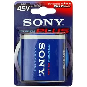 Sony 3LR12B1A Stamina Plus Alkaline batteries 4.5V 1pk