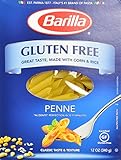 Barilla Penne Pasta Gluten Free, 12 Ounce (Pack of 8)