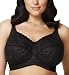 Goddess Women's Rose Soft Cup Bra, Black, 38DDD