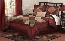 Berry Luxe King Comforter Set with 4 Bonus Pieces CS6080KG8-1300