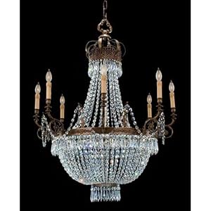 Savoy House Bronze Eight-Light Chandelier